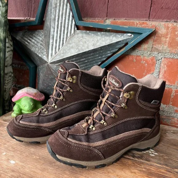 LL Bean Hiking Snow Boots Gray Tek 200 gram Primaloft 8.5 Mens LL Bean TEK 2.5 Waterproof Boots 200gram Primaloft Hiking  main image 4